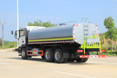 重汽汕德卡后雙橋灑水車 20方工地降塵利器，邢臺租賃助力全國工程